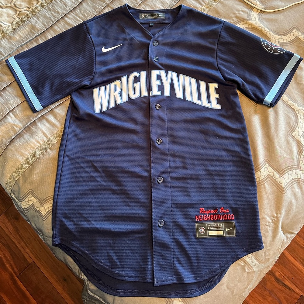 Nike Cubs Replica City Connect Jersey - Javier Baez #9